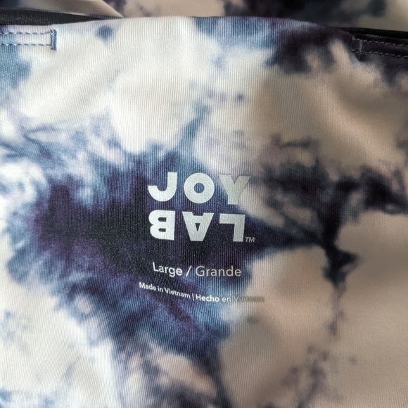 JoyLab Blue and White Leggings with Tie-Dye Pattern Sz L - Picture 6 of 7